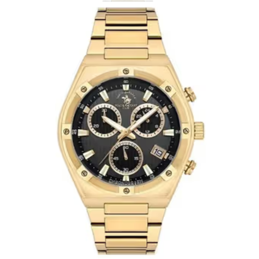 Santa Barbara Polo & Racquet Club Chronograph Black Dial Men's Watch SB.1.10583-4