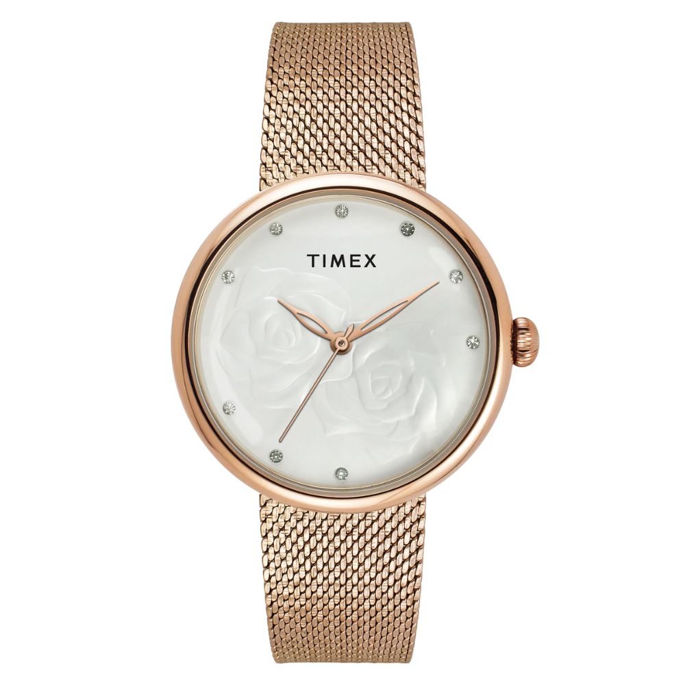 TIMEX White Women Watch TWEL19302