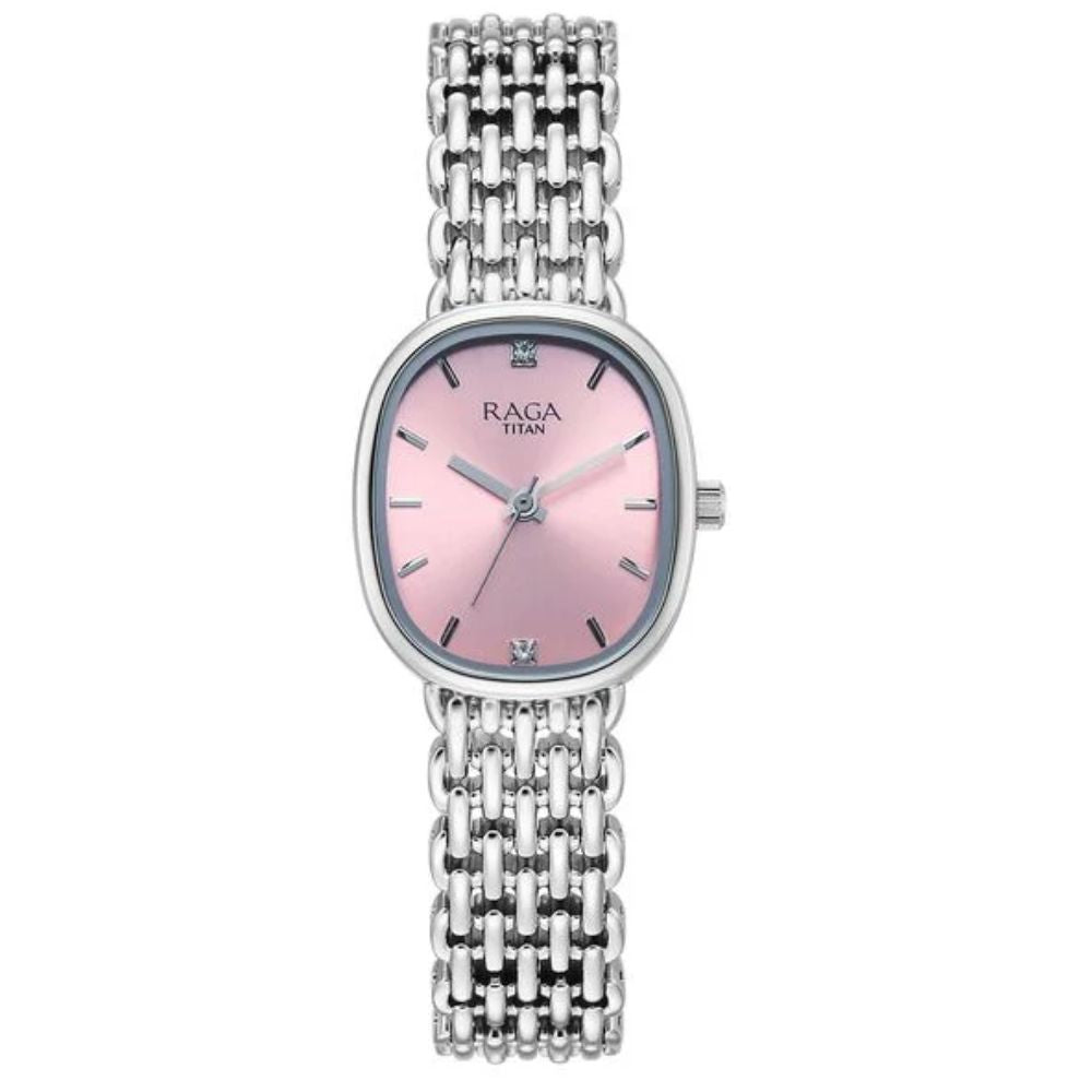 Titan Raga Spotlight Silver Women's Watch 95430SM01