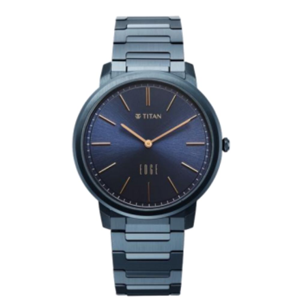 Titan Edge Blue Men's Watch 10065QM03