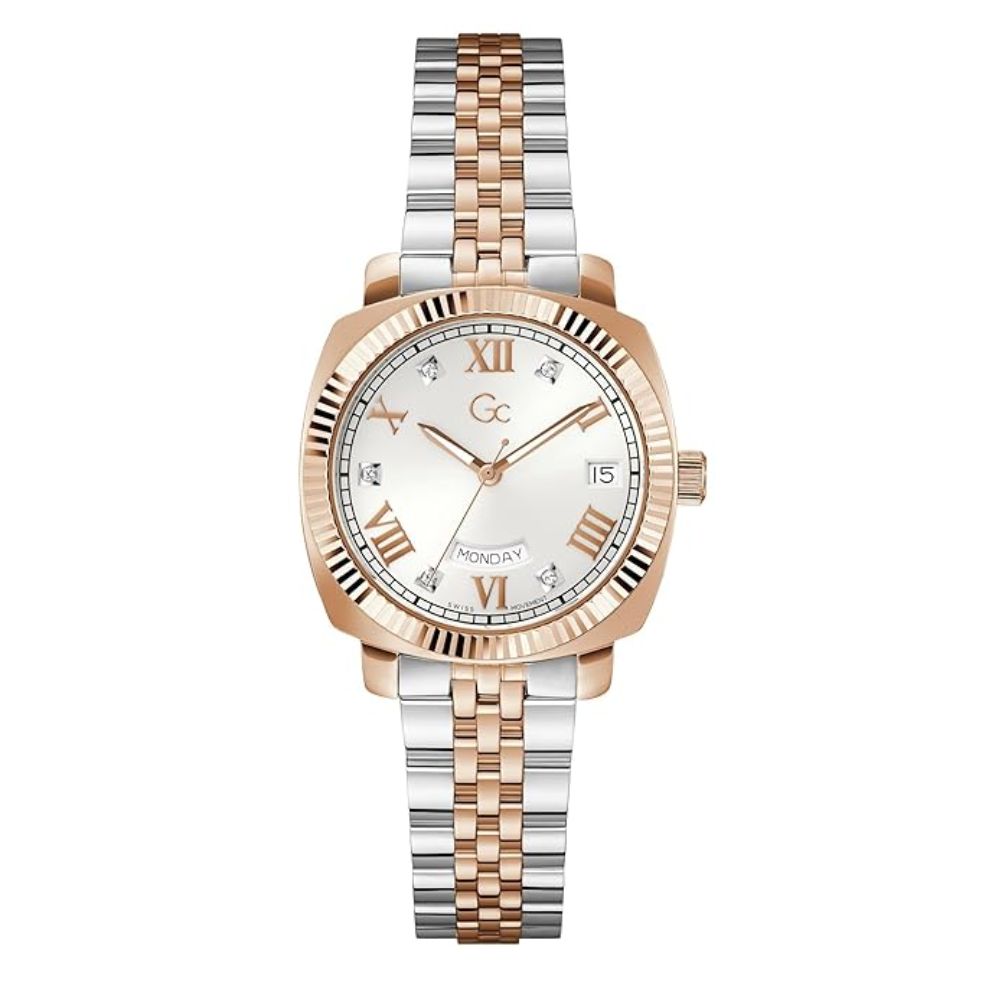 G.C Square 34mm White Dial Analog White Women’s Watch Z44003L1MF