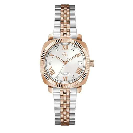 G.C Square 34mm White Dial Analog White Women’s Watch Z44003L1MF