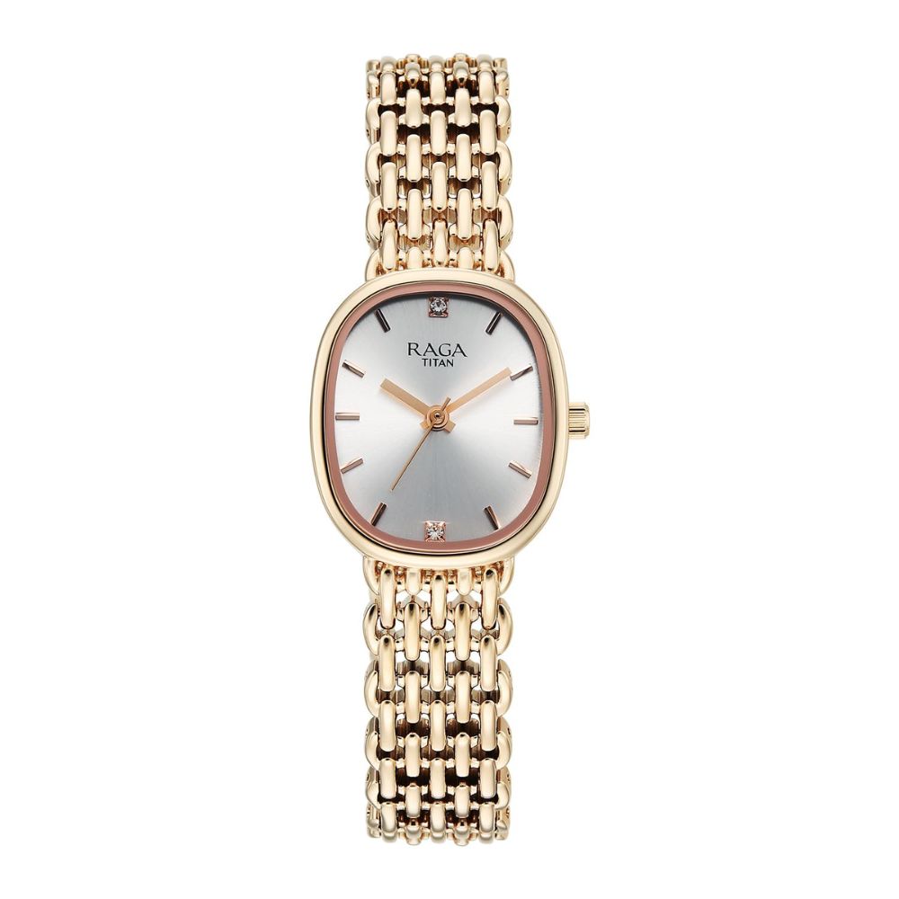 Titan Raga Spotlight Rose Gold Women's Watch 95430WM01
