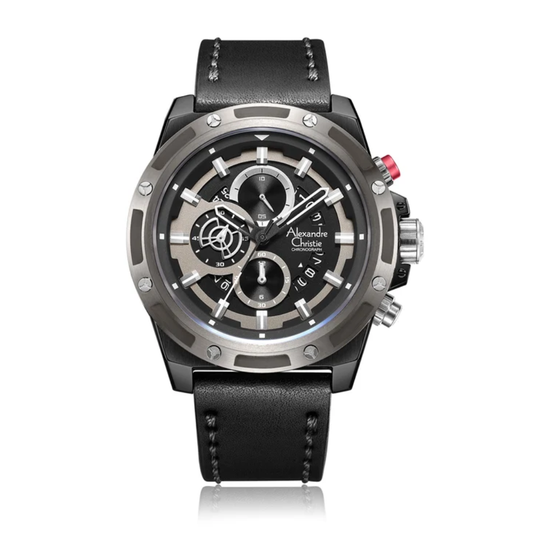 Alexandre Christie Chronograph Black Men's Watch 6506MCLEPBA