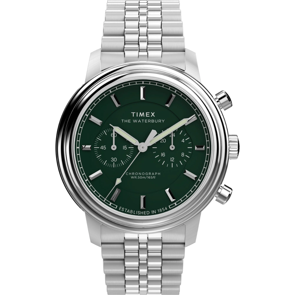 Timex Chronograph Silver Men Watch TW2Y23600