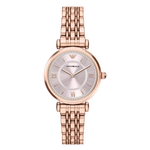 Emporio Armani Women's Quartz Pink Dial Analog Stainless Steel Watch AR11767