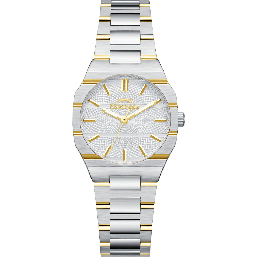Slazenger 2645 Silver Dial Gold-Silver Women's Watch SL.09.2645.3.230