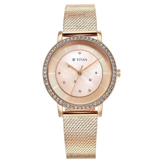Titan Style Up Pink Women's Watch 95236WM02