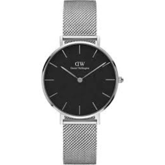 Daniel Wellington Petite Black Women’s Quartz Analog Stainless Steel Watch DW00100162K