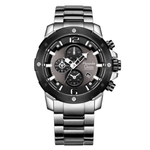ALEXANDRE CHRISTIE Chronograph Silver Men's Watch 6410MCBTBBASL