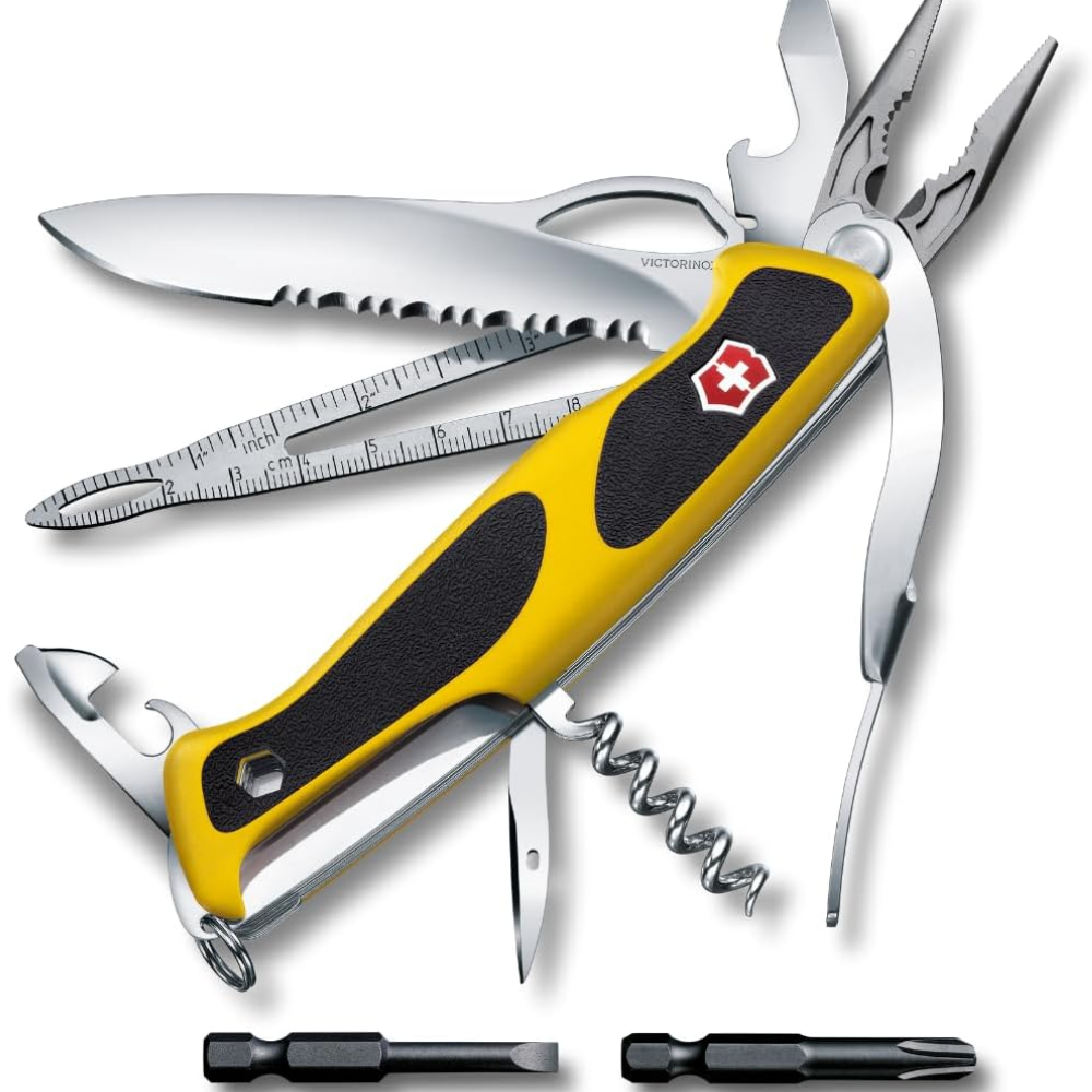 Victorinox Ranger Grip Boat Man Yellow Knife 0.9798.MWC8