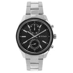 Titan Metropolitan Luxe Dark Grey Men's Watch 1733KM01