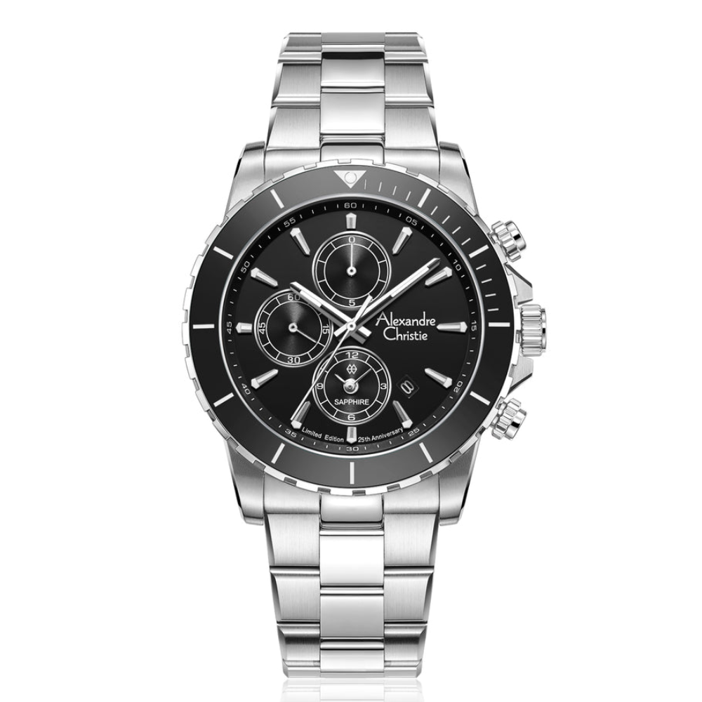 Alexandre Christie 25th Anniversary Black Men's Watch 6141XXVMSSBA