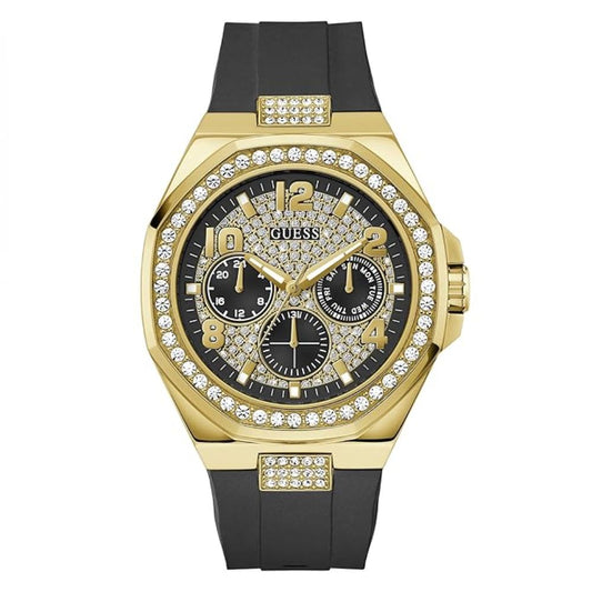 GUESS Gold Black Men's Watch GW1002G2