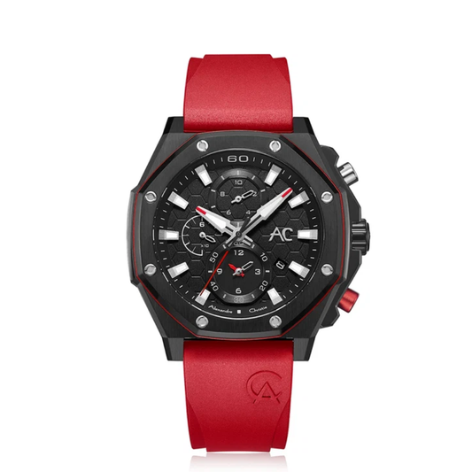 Alexandre Christie Chronograph Black Dial Men's Watch 9601GCRIPBARE