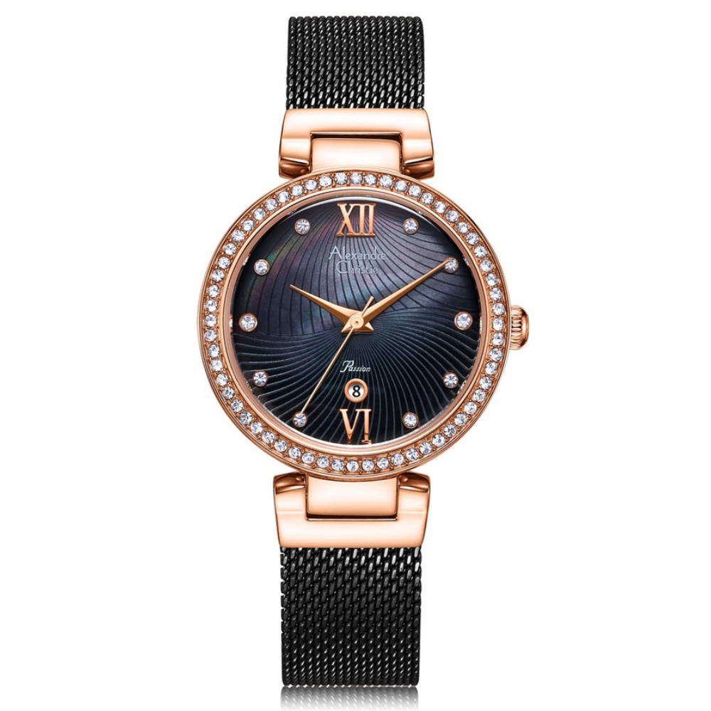 Alexandre Christie Classic Black Women's Watch 2754LHBBRMA