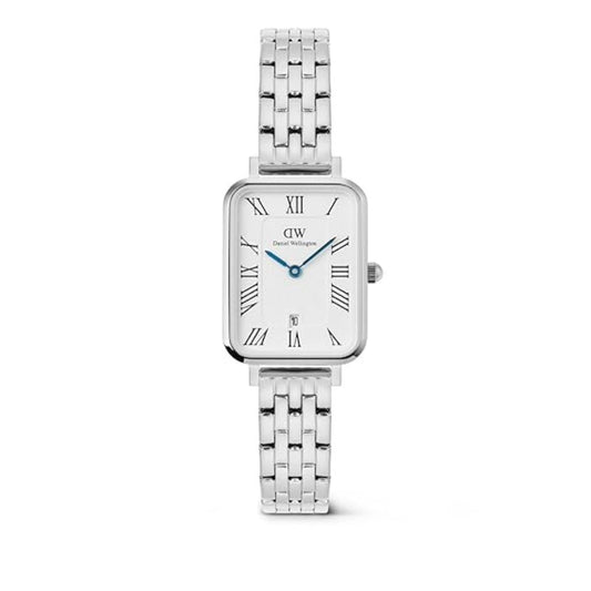 Daniel Wellington White Rectangle Dial Analogue White Women's Watch DW00100864K