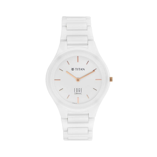 Titan Ceramic White Women's Watch 2653QC04