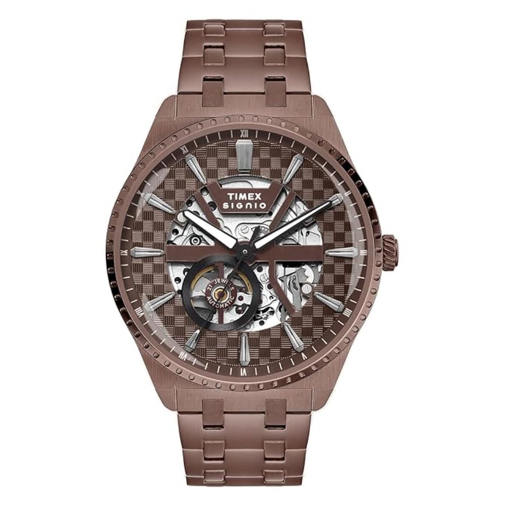 TIMEX Signio Brown Men Watch TWEG34002
