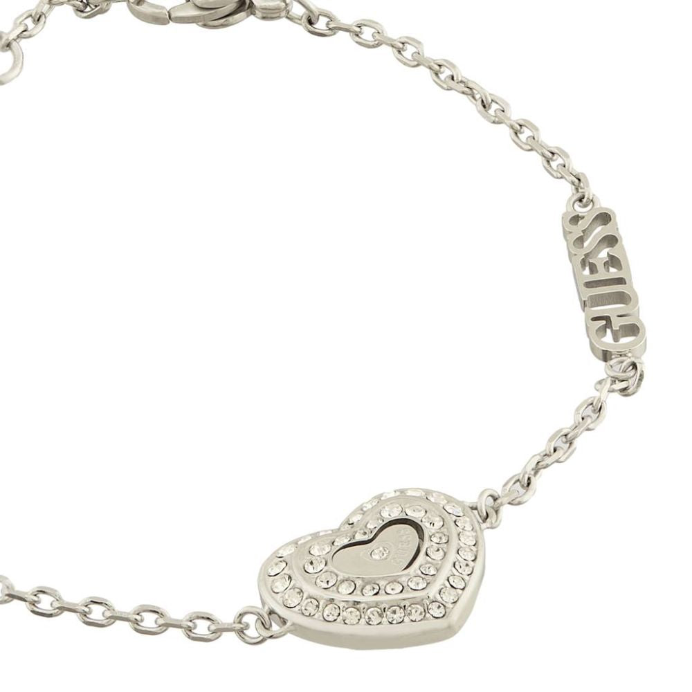 Guess Amami Silver-Plated Women's Bracelet UBB04031RHS