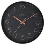 Titan Classic Black Wall Clock NTW0003PA01A