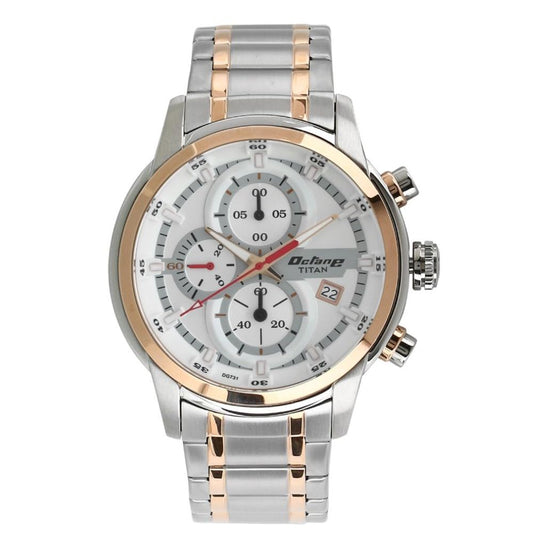 Titan Octane Silver Men's Watch 90086KM02