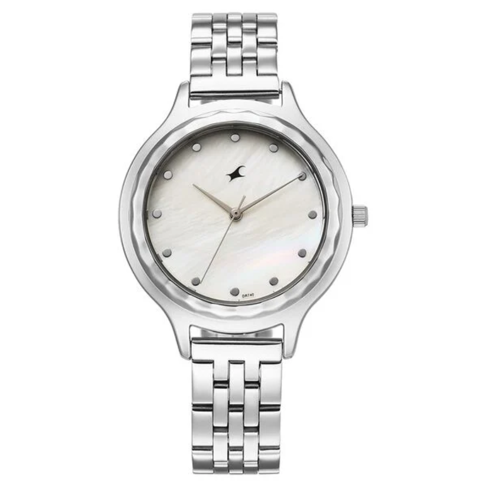 Fastrack Stunners X Special Edition Silver Women's Watch 68046SM02