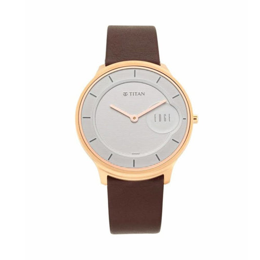 Titan Edge White Dial Men's Watch 1843WL01
