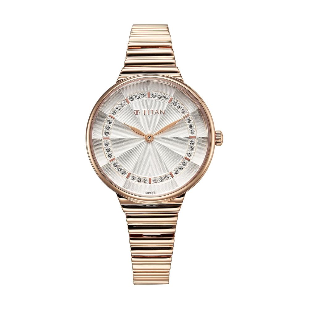 Titan Aura Silver Women's Watch 95245WM02