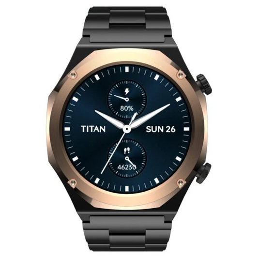 Titan Maestro Premium Black Strap Men's Smartwatch 90208KM02