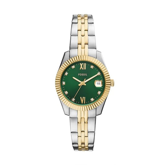 Fossil Scarlette Green Dial Women's Watch ES5388
