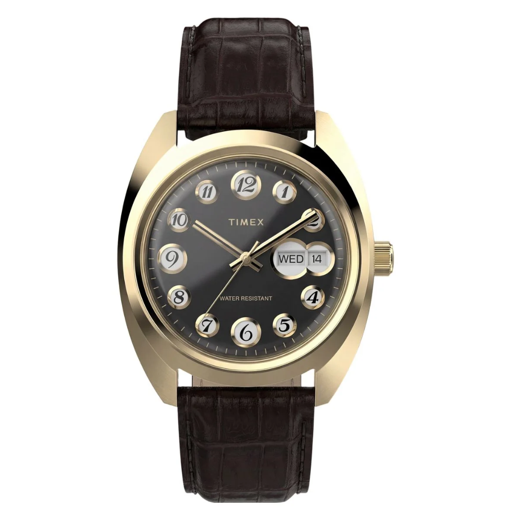 Timex 1976 Rotary Phone Black Dial Reissue Men Watch TW2Y82100UJ