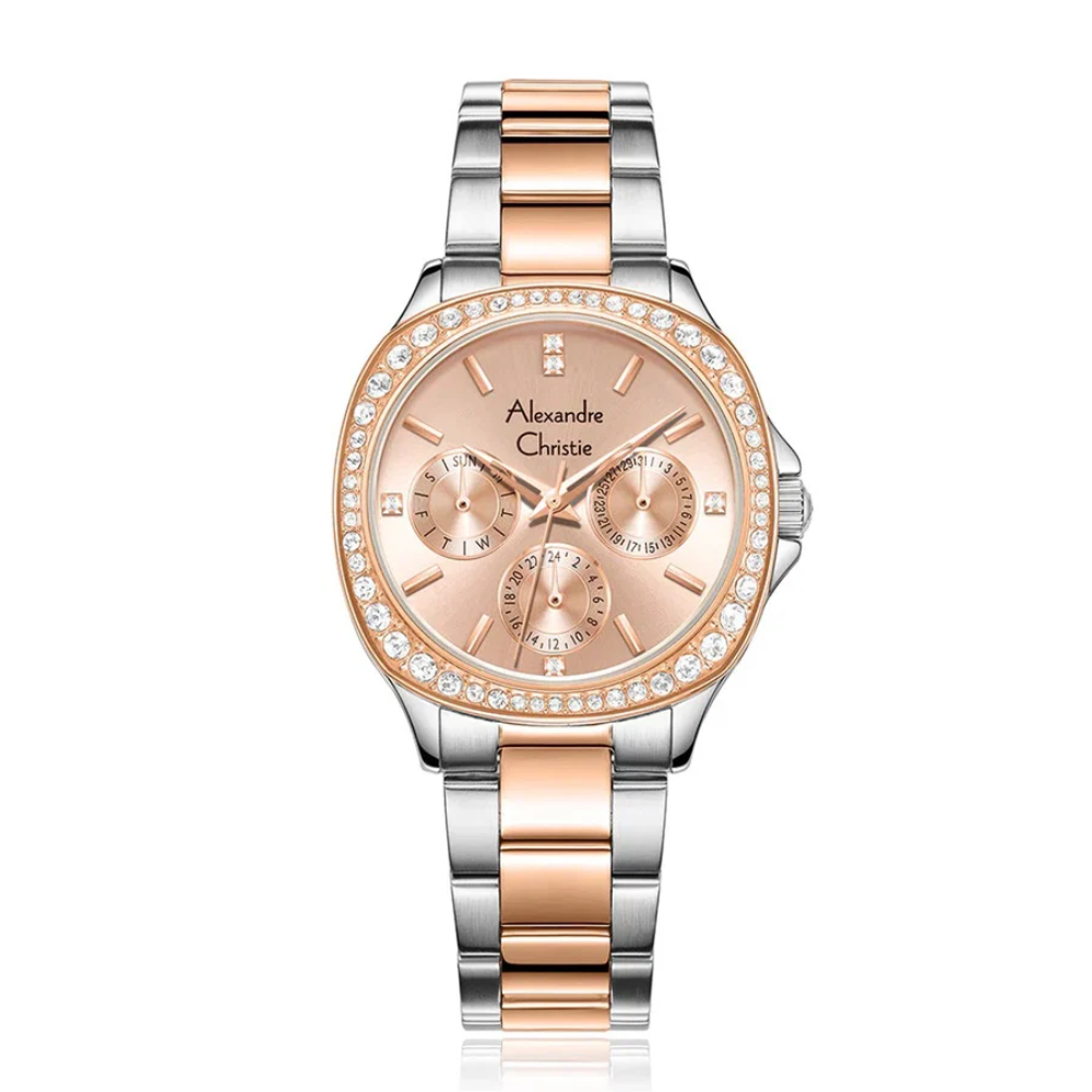 Alexandre Christie Rose Gold Women's Watch 2B85BFBTRLN