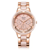 Alexandre Christie Ceramic Rose Gold Women's Watch 2299BFBRGLN