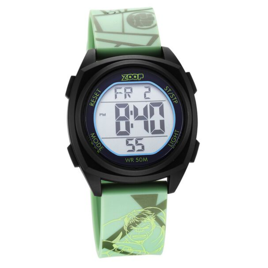 Zoop Hulk Green Digital Watch for Boys Kids with Digital Dial NS16025PP03
