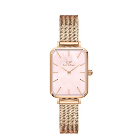 Daniel Wellington Quadro Rose Gold Women's Watch DW00100510K