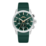 Slazenger Multifunction Green Dial Men's Watch Silicone Strap SL.09.2535.2.08