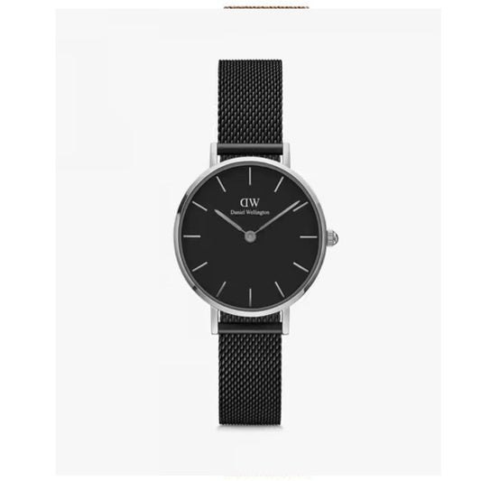 Daniel Wellington Petite Ashfield Round Black Women's Watch DW00100246K