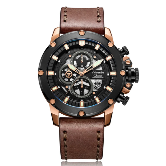 Alexandre Christie Black Men's Watch 6564MCLBRBA