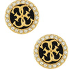GUESS Life In 4G Gold-Plated Women's Earrings UBE02147YGBK