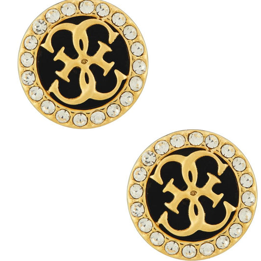 GUESS Life In 4G Gold-Plated Women's Earrings UBE02147YGBK