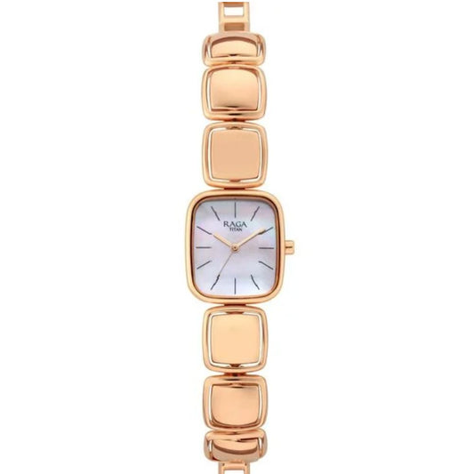 Titan Raga Moments of Joy Rose Gold Women's Watch 95136WM01