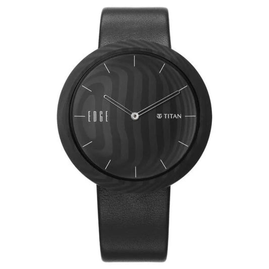 Titan Edge Carbon Fibre Black Unisex Watch 1881NL01