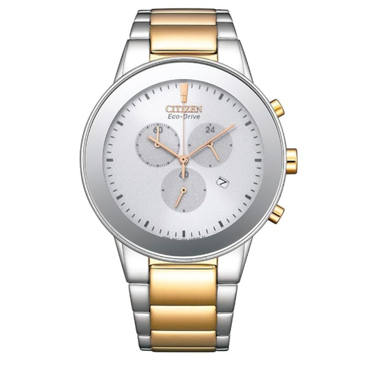 Citizen Eco-Drive White Dial Men's Watch AT2244-84A