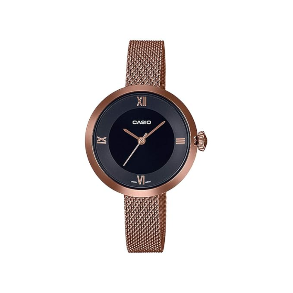 Casio Enticer Black Dial Women Watch A1853 LTP-E154MR-1ADF