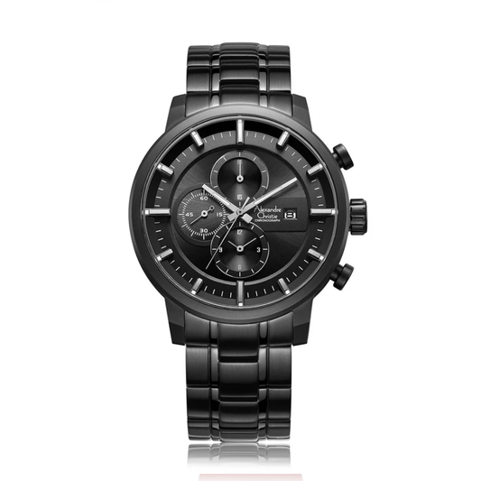 Alexandre Christie Black Men's Watch 6323MCBIPBA