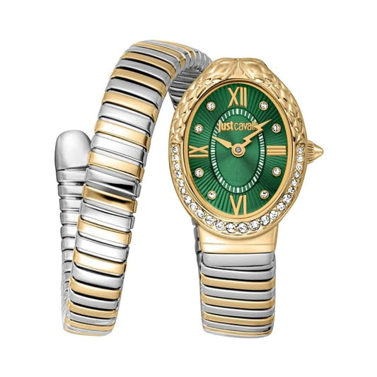 Just Cavalli Fiore Green Dial Women's Watch JC1L390M0105