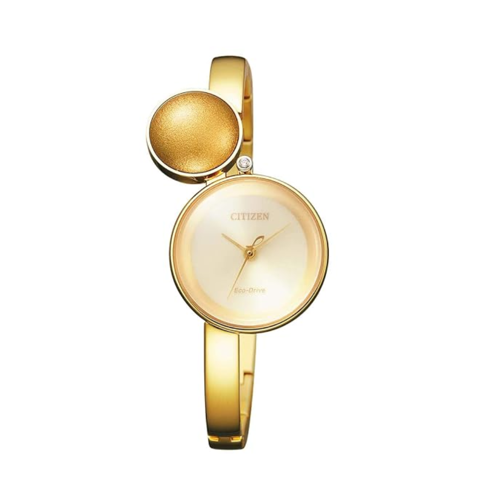 Citizen Eco-Drive Gold Dial Women's Watch EW5492-53P