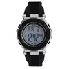 Zoop Digital Silver Case Digital Dial Black Strap Boys Kids Watch 16047PP03