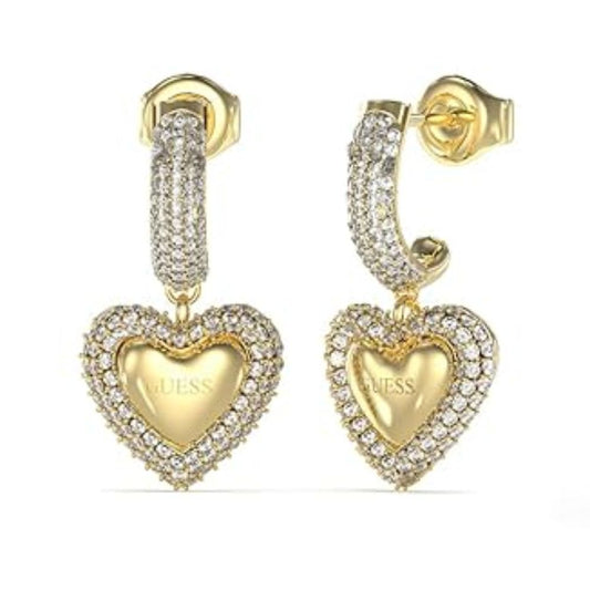 GUESS Beloved Gold-Plated Women's Earrings UBE05021YG